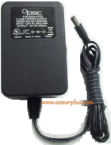 Amigo PSC AM-1000800D AC Adapter 10VDC 800mA +(-)+ 2x5.5mm Datal