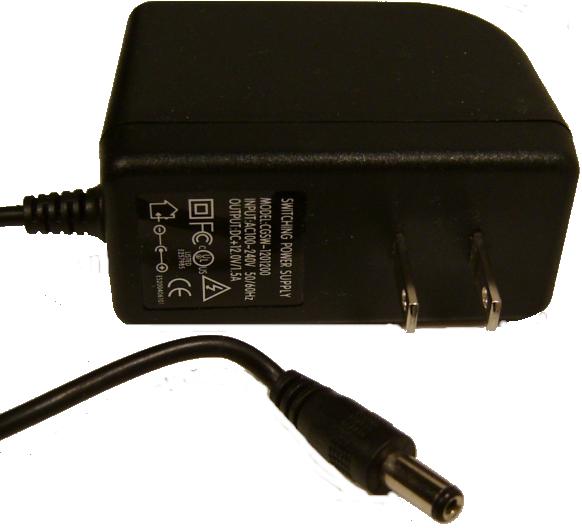 CGSW-1201200 AC DC ADAPTER 12V 1.5A SWITCHING POWER SUPPLY for