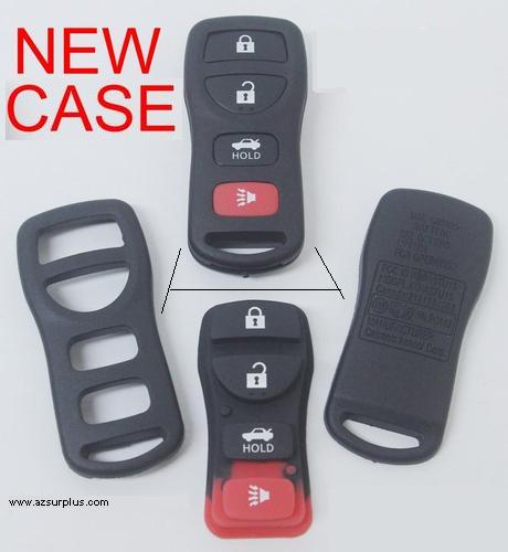 Case for ASTU15 Remote 4 button shell only NEW Cover for Keyless