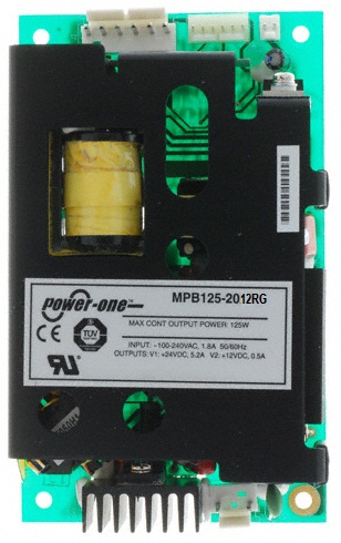 POWER-ONE MPB125-2012RG Open Frame Bare PCB 12V 10.5A 12VDC 0.5A