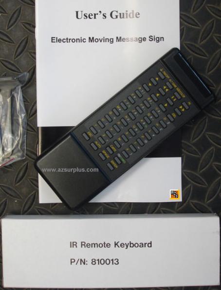 Pro-lite 810013 IR Remote Control NEW for LED Signs