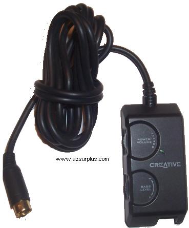 CREATIVE WIRE REMOTE FOR SUBWOOFER SYSTEM WITH HEADPHONE JACK - Click Image to Close