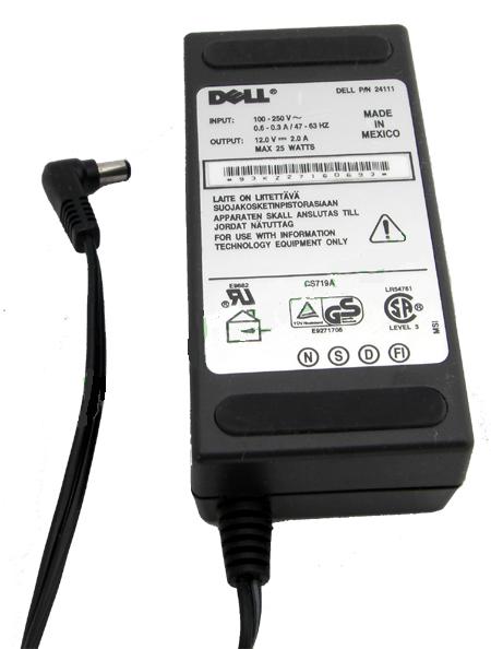 DELL 24111 AC DC ADAPTER 12V 2A POWER SUPPLY