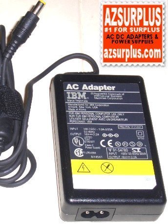 IBM AA19650 AC ADAPTER 16VDC 2.2A CLASS 2 POWER SUPPLY 85G6709