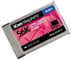 3COM MEGAHERTZ 56K 3CCM756 PCMCIA GLOBAL GSM & CELLULAR MODEM PC