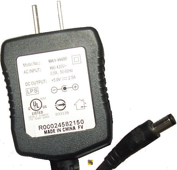 MA1-10050 AC ADAPTER 5VDC 2.5A Power Supply FOR Wireless Router