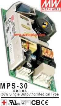 Mean Well MPS-30-12 12VDC 2.5A POWER SUPPLY MPS-30 Series 30W Si
