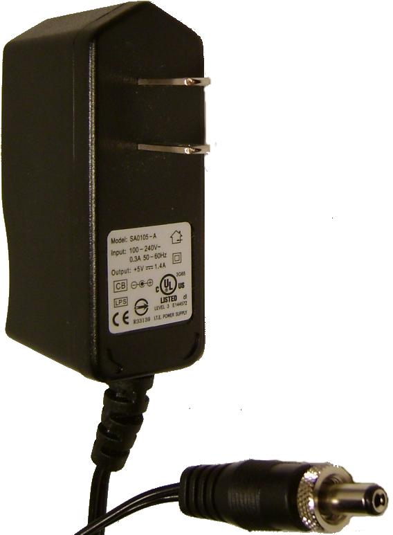 SA0105-A AC DC ADAPTER 5V 1.4A SWITCHING POWER SUPPLY