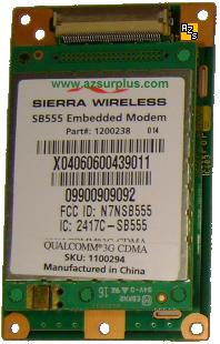 SIERRA WIRELESS SB555 CDMA 1X Air Card Module Panasonic DL3UPB46