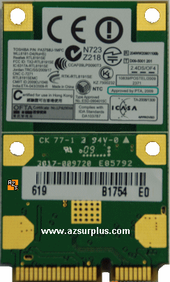 Toshiba PA3758U-1MPC Wireless WiFi Card V000190530 A505 L505