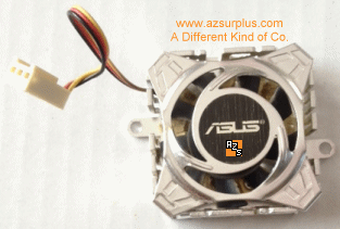 ASUS Video Chip Heat Sink Fan with Aluminium Silver Housing Used