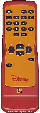 DISNEY DVD Video remote Classic Player attractive for kids NICE