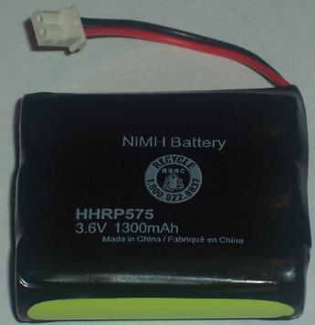 Panasonic HHR-P575C 1B 3.6V 1300mAh NiMH Rechargeable Battery