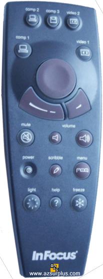 InFocus ASS 20 AC REMOTE Control 590-0198-XX for Projector LP610