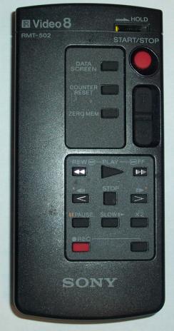 SONY RMT-502 VIDEO8 REMOTE FOR SONY CCD-F501 CAMCORDER Conditio