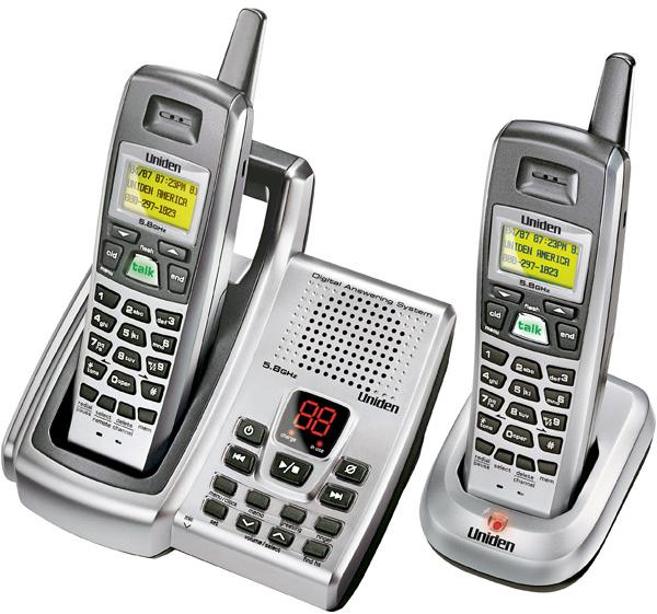 UNIDEN DXAI 5688-2 Wireless TWO HANDSETS CORDLESS Home Phone